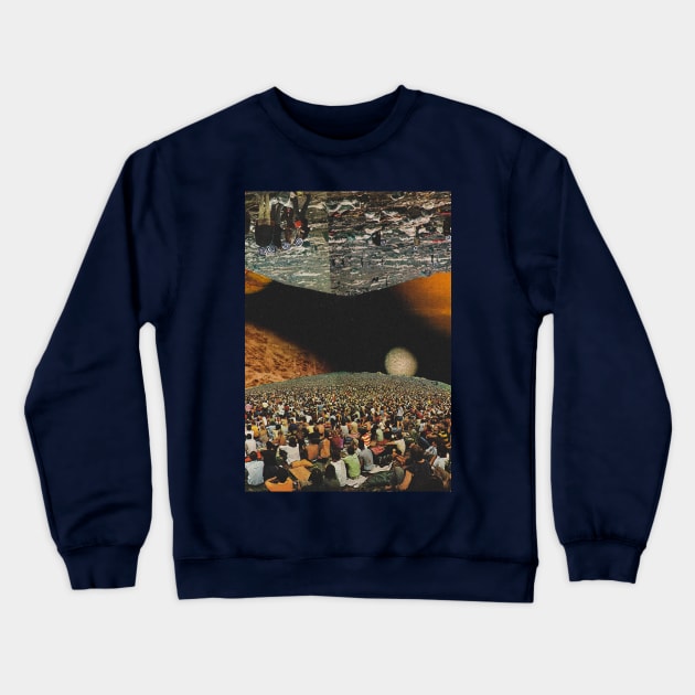 Alternate Reality Crewneck Sweatshirt by collagebymarianne (Marianne Strickler)